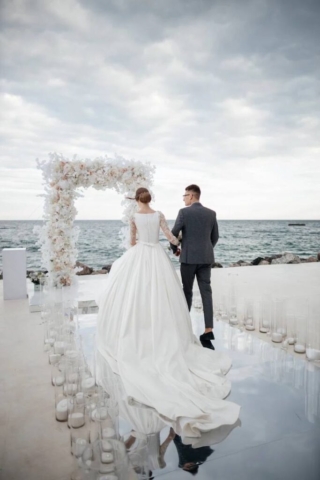 Свадебная роспись у моря